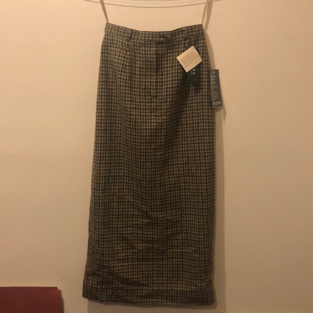 Vintage wool long skirt Ralph Lauren.